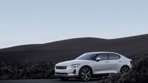 The Polestar 2 electric vehicle with performance software upgrades