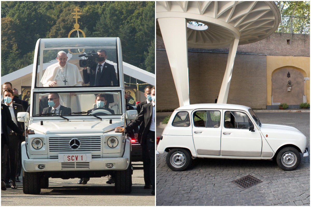 Popemobile Renault 4L Pope Francis