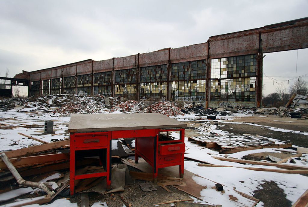abandoned Packard plant