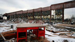 abandoned Packard plant