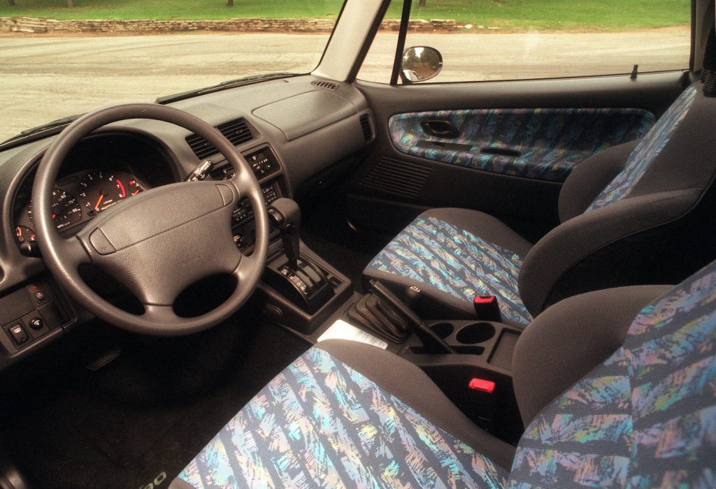 Interior of the Suzuki X90.
