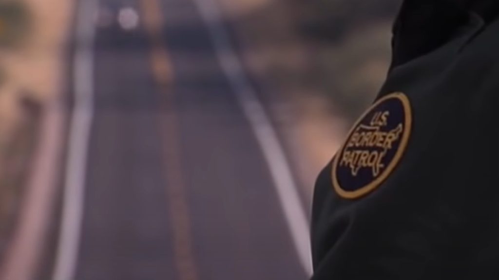 US Border Patrol watching car, highlighting how smugglers use peer-to-peer rental cars for human and drug trafficking