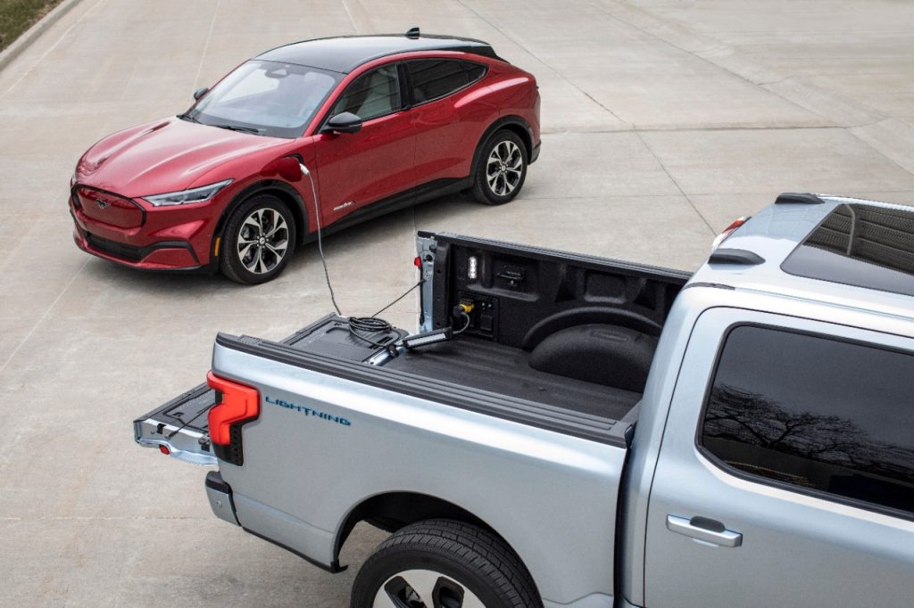 The Ford F-150 Lightning and Ford Mustang Mach-E battery