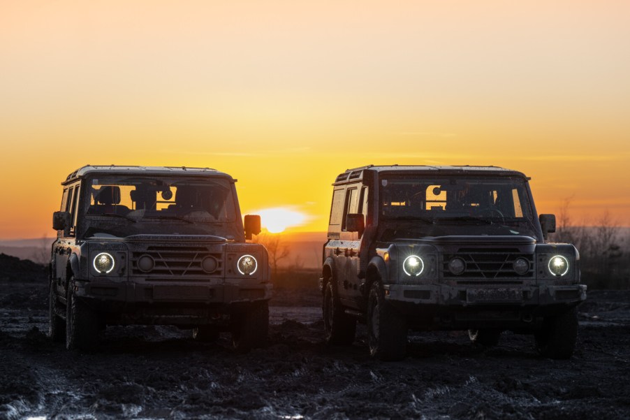 2023 Ineos Grenadiers at sunset