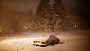 Abandoned car; car abandoned