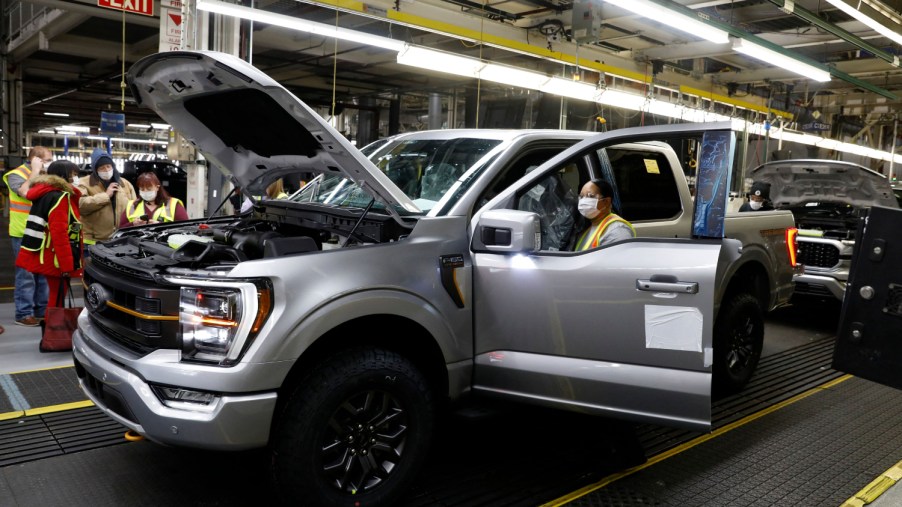The Ford F-150 led pickup truck sales for Q1 2022