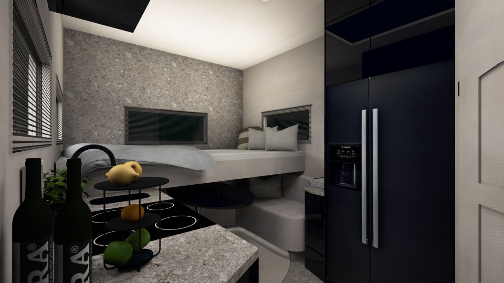 SOD rise 4x4 kitchen rendering