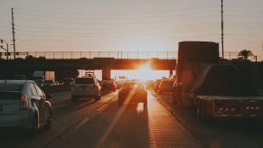 Traffic on a highway