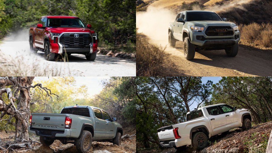 The reliability of the Toyota Tundra and the Toyota Tacoma pickup trucks