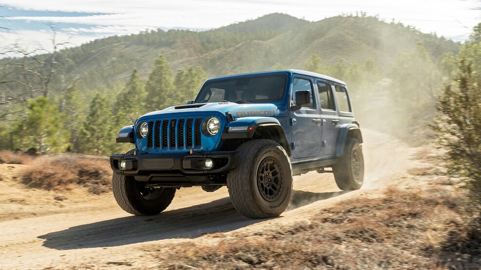2022 Jeep Wrangler Rubicon 392 on dirt road 