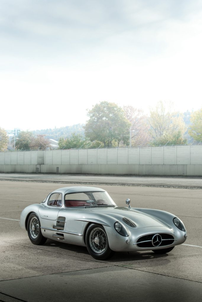 This 1955 Mercedes-Benz 300 SLR "Silver Arrow" is the most expensive car ever sold