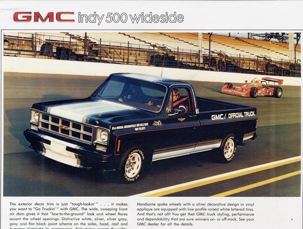 A vintage ad of a GMC Pace truck