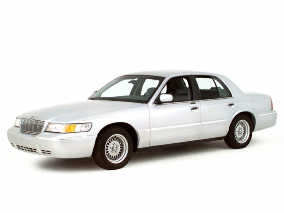 Promo shot of the 2001 Mercury Grand Marquis sedan.