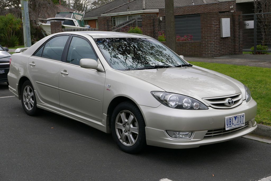 2005 Toyota Camry sedans in off silver color, one of the most reliable cars