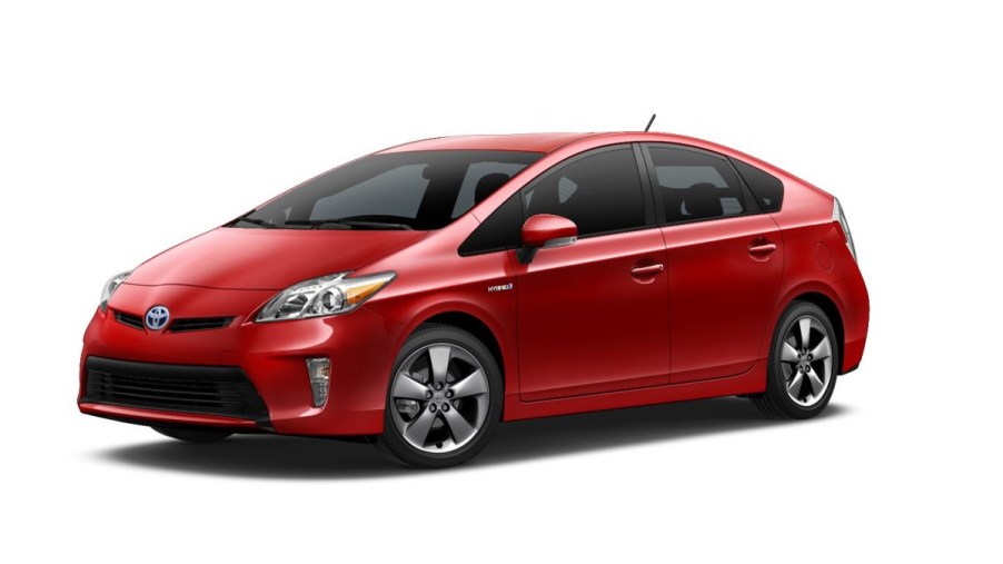 the sleek and modern 2015 toyota prius, one of the best used hybrid models available