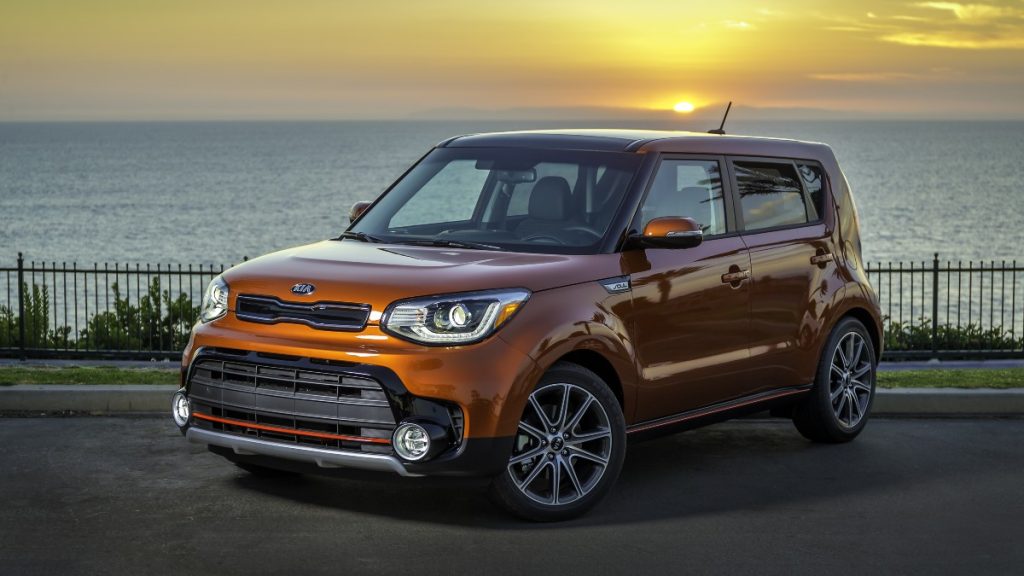 a unique 2017 Kia soul, a more SUV-like compact car that retails for under $15,000