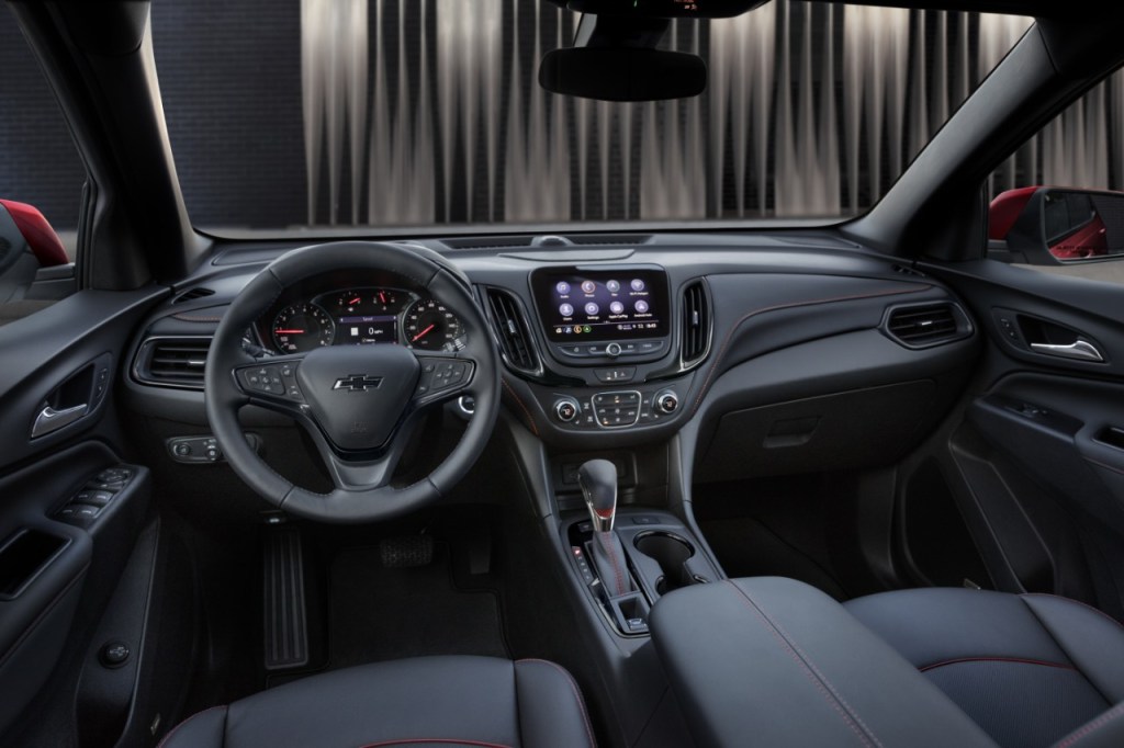 Interior of a Chevrolet Equinox