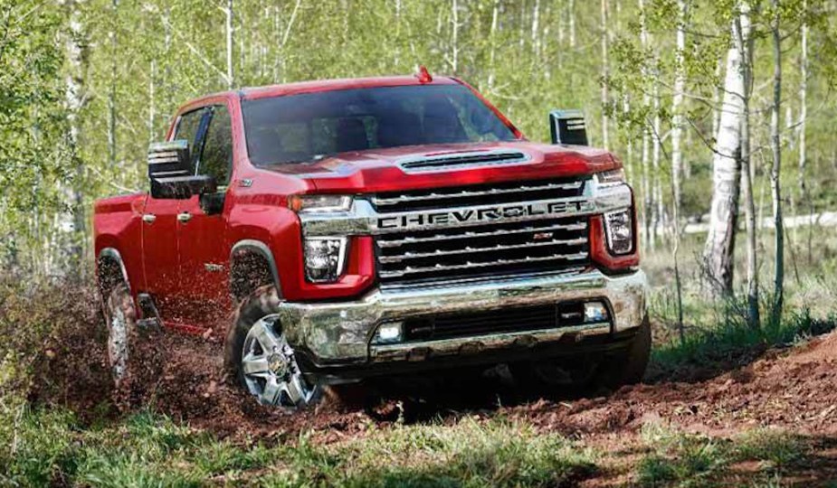 The 2022 Chevrolet Silverado 2500 can play in the mud.