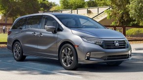 This silver 2022 Honda Odyssey is one of the best minivans you can buy.