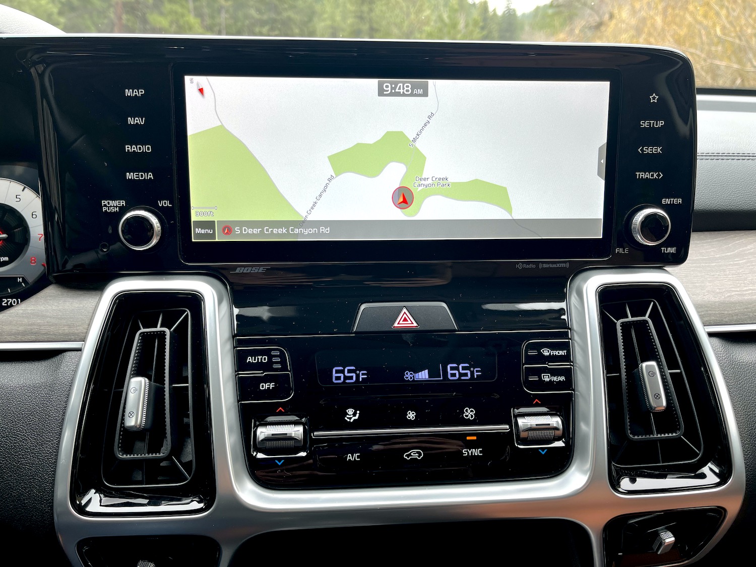 2022 Kia Sorento Prestige infotainment system