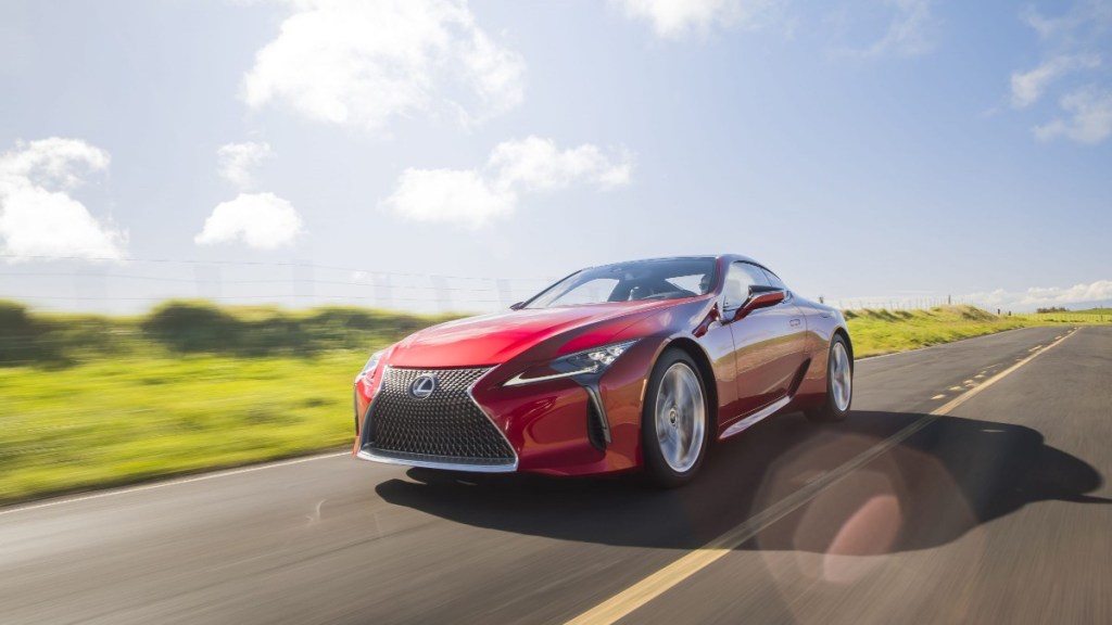 a new lexus lc expertly blends luxury and performance into a sleek package