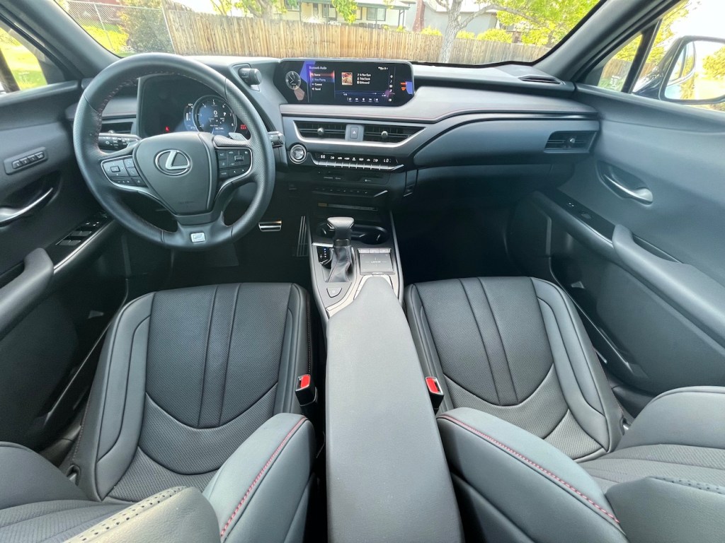 2022 Lexus UX 200 front interior