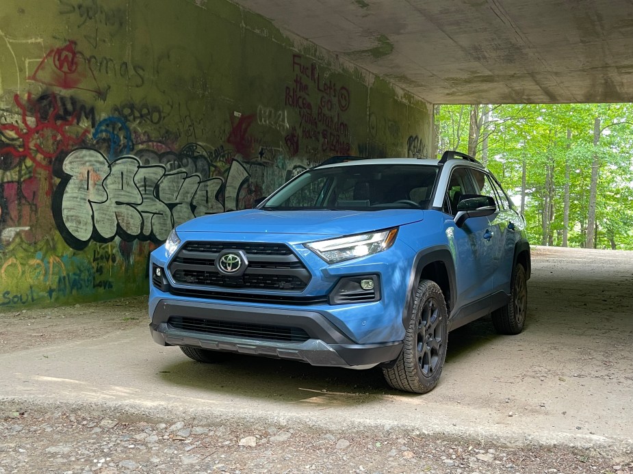 2022 Toyota RAV4 parked in nature 