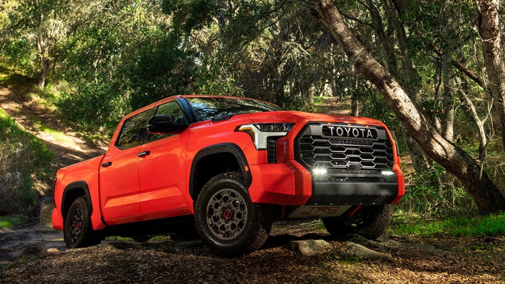 This orange 2022 Toyota Tundra could be the truck you want to drive.