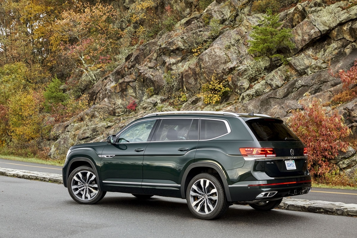 The 2022 VW Atlas is a large three-row SUV that can hold seven passengers in comfort. 