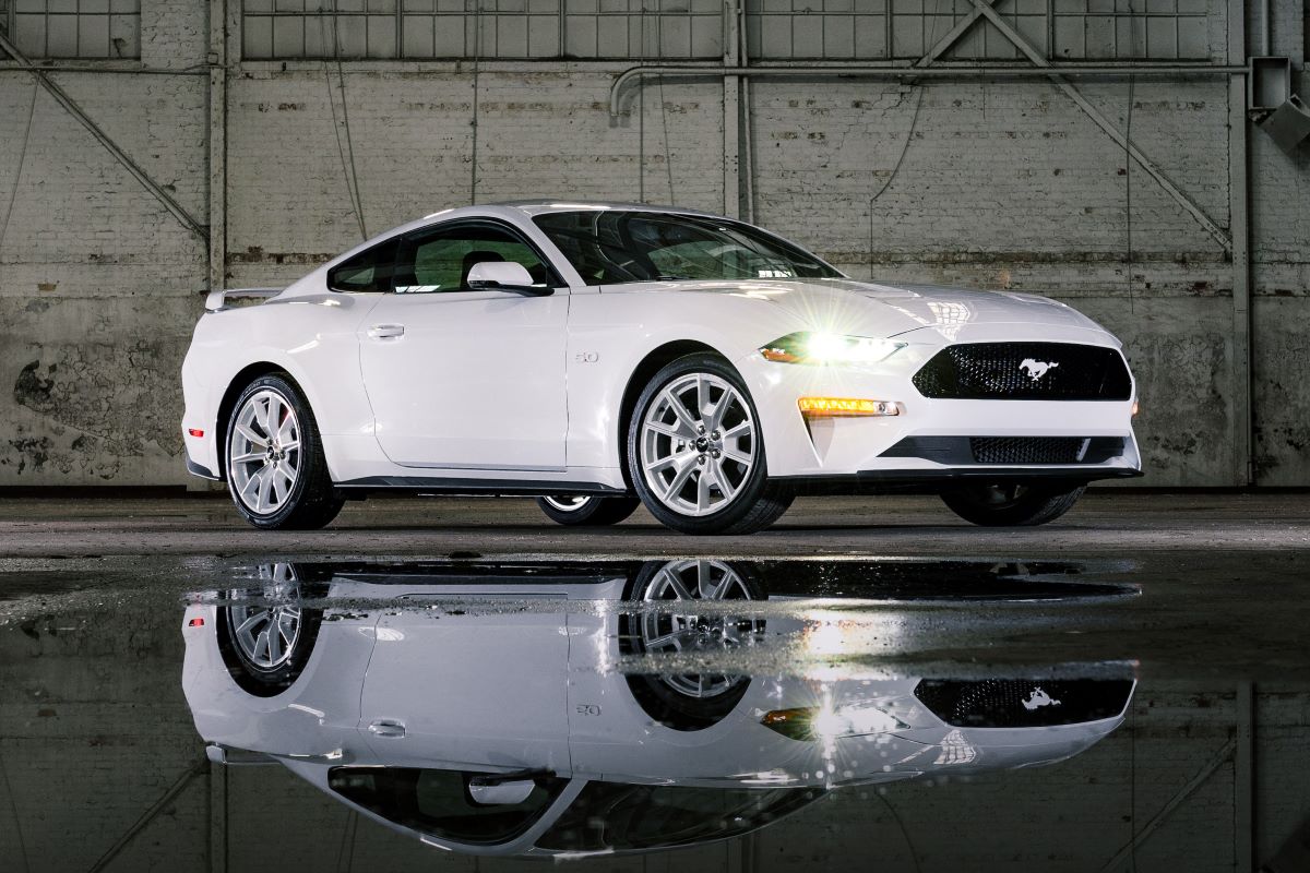 2022 Ford Mustang Coupe with Ice White Appearance Package