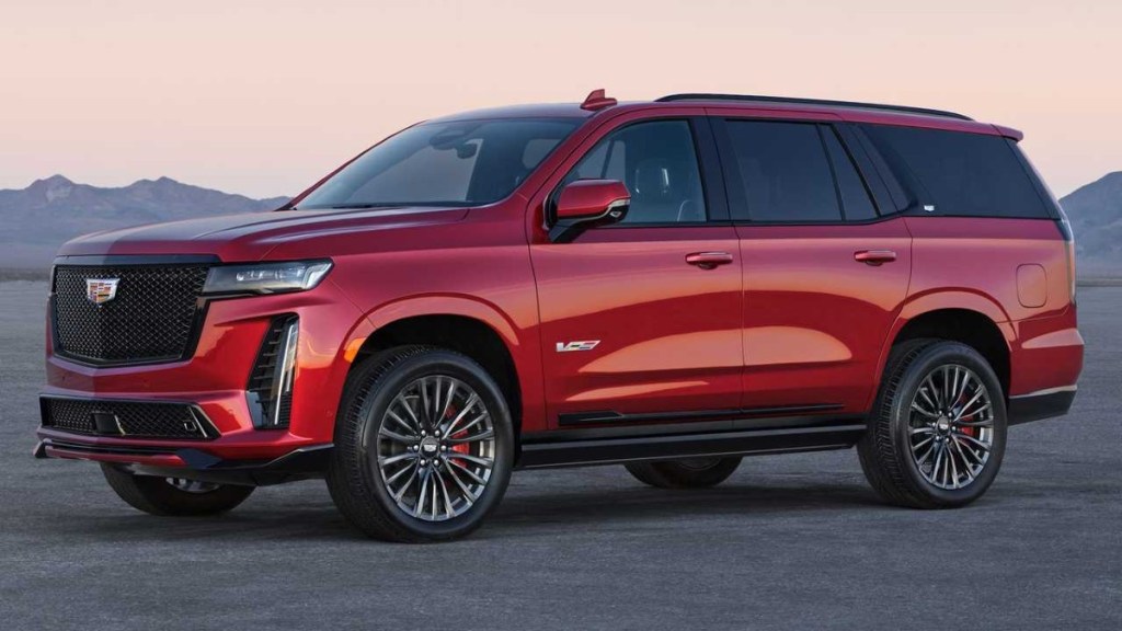 The 2023 Cadillac Escalade-V is a new full-size performance luxury SUV.