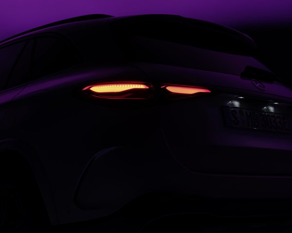 Mercedes-Benz is teasing the next generation GLC with one new image.  