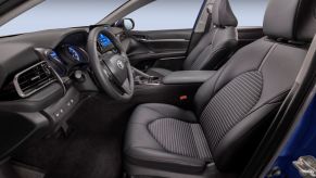 Interior shot of the 2023 Toyota Camry SE with some optional equipment