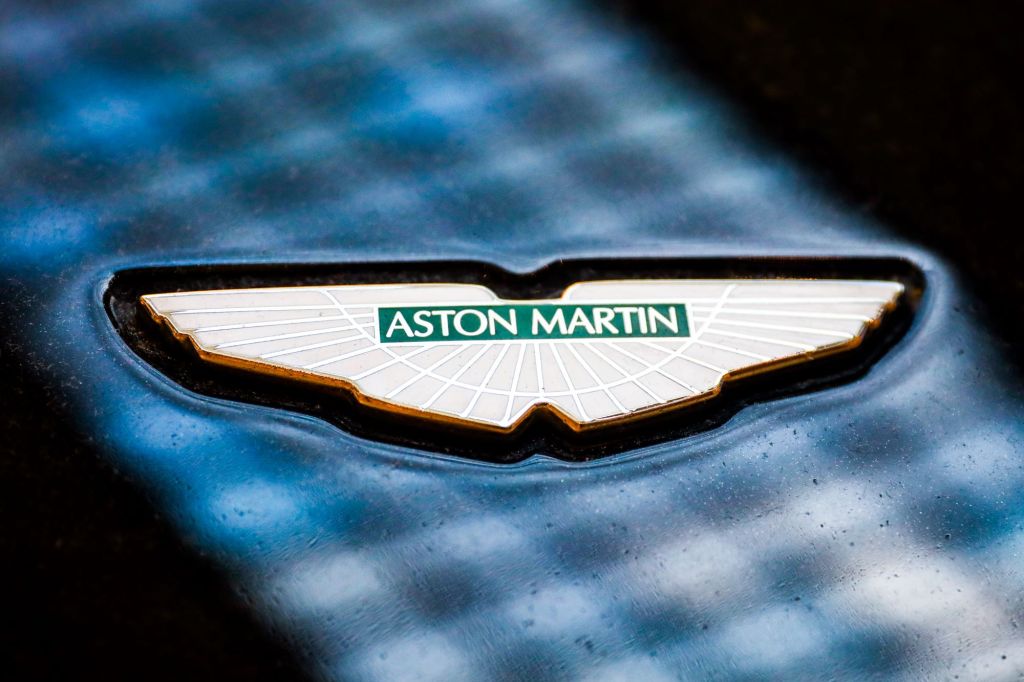 A classic Aston Martin logo, one of the model cars found in the $2.3 million recovery in California, which also included Mercedes-Benz, BMW, Bentley, and more. 