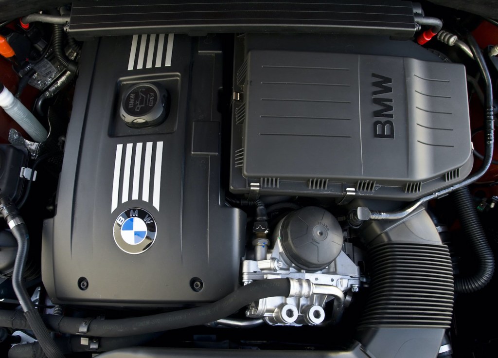 BMW 135i engine view