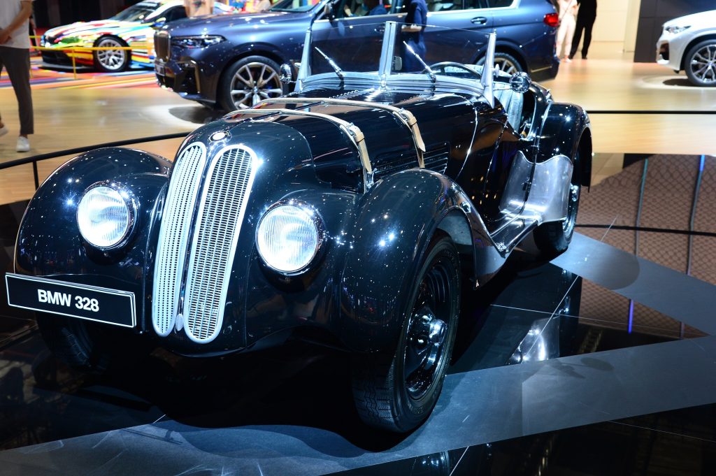 Celebrities with wild rides like this BMW 328 classic car