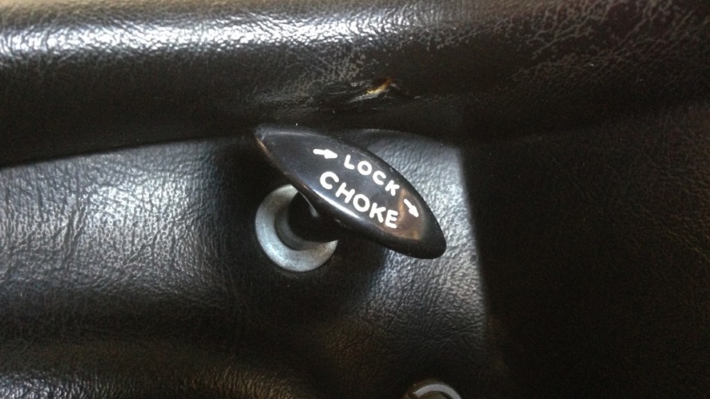 Car Choke Switch was used to limit airflow into the carburetor