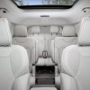 The interior three-row seats of the 2022 Jeep Grand Cherokee L. The interior is lacking but luxurious.