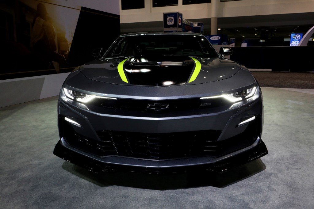 Stolen Camaros like this auto show car lead to crazy car chase