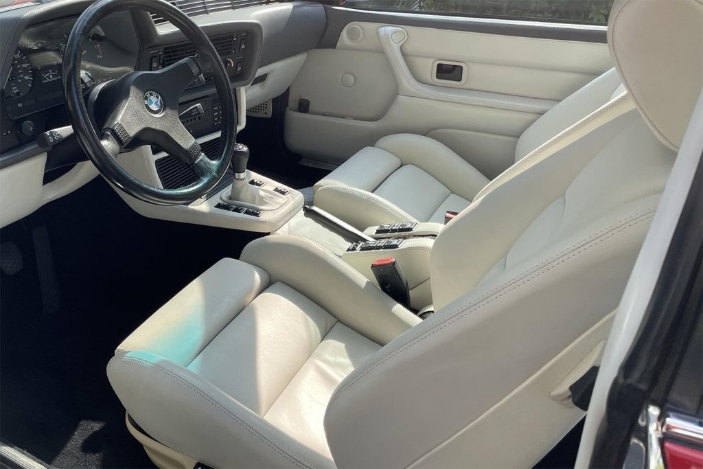 Classic BMW M6 Lotus White Leather Interior for auction on Cars and Bids