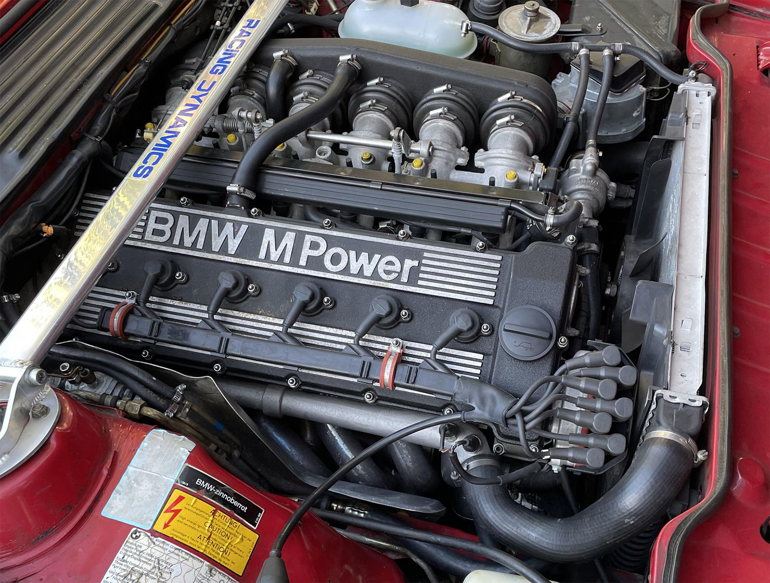 E24 BMW M6 Sharknose S38 Inline Six Engine 