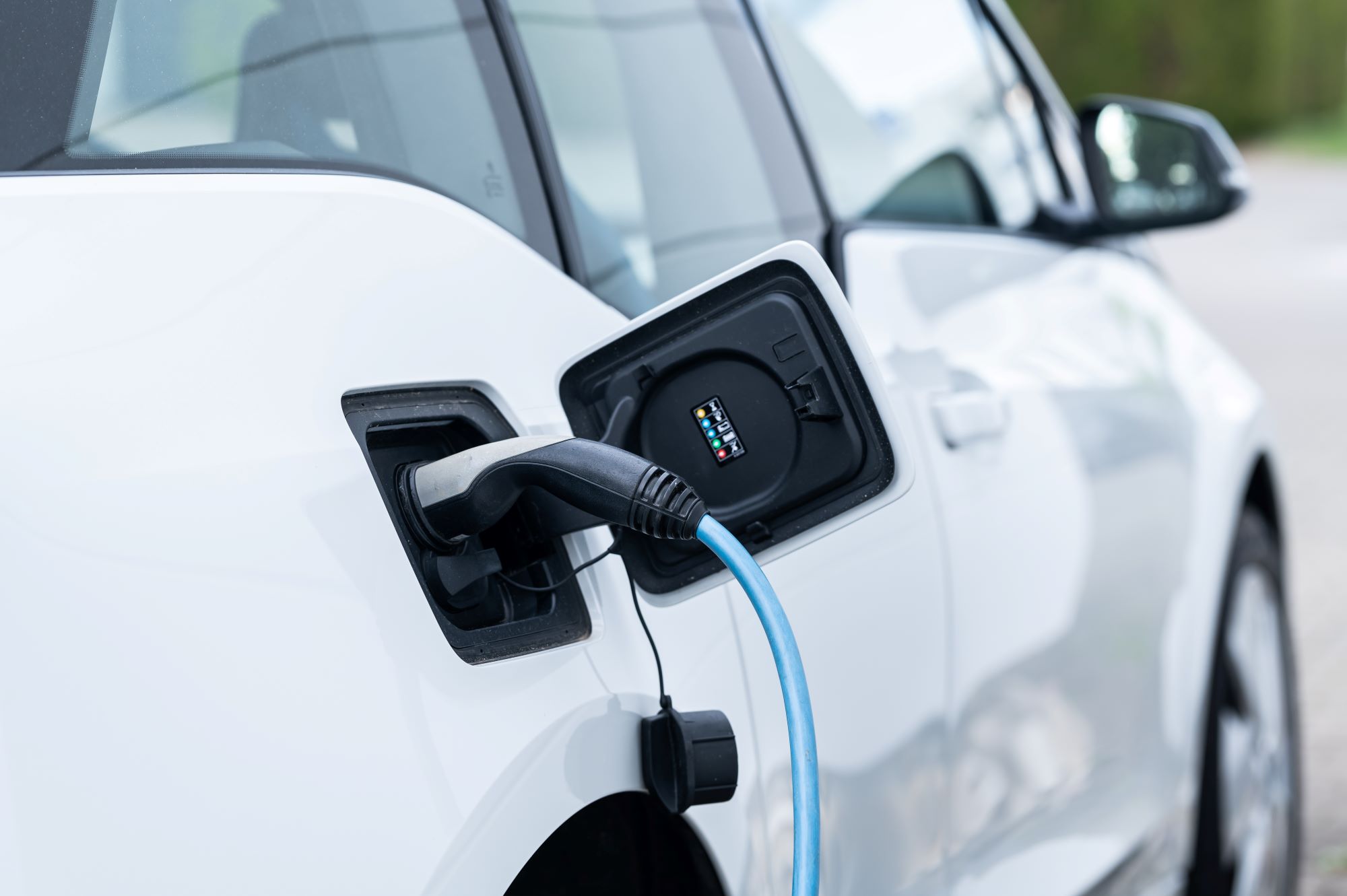 An EV charging, which to do on a wide range will need proper EV infrastructure.