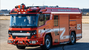 The LAFD purchased and deployed the first electric fire truck in the US