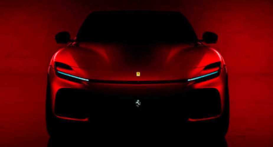 A red Ferrari Purosangue SUV concept could be the ultimate Italian SUV.