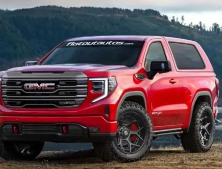 Report: You Can Buy a New Two-Door GMC Full-Size Blazer SUV