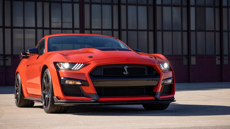 2022 Ford Mustang GT500 Shelby in Code Orange with Carbon Fiber Track Pack