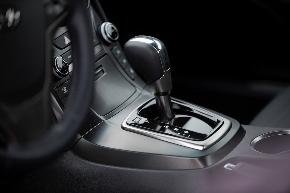2016 Genesis Coupe automatic shifter