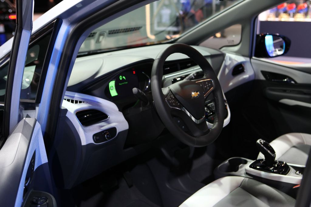 The inside of a Chevy Bolt