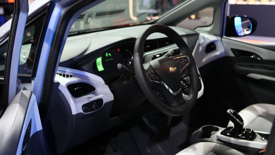 The inside of a Chevy Bolt