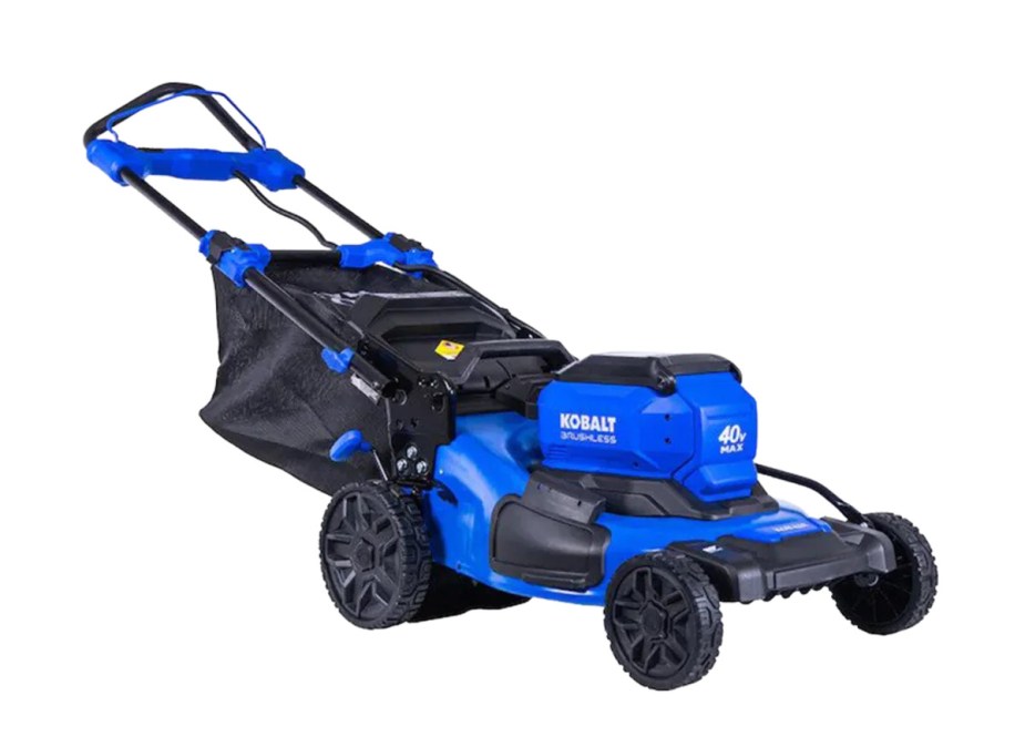Kobalt KPM 1040A-03 battery lawn mower is one of Consumer Reports best lawn mowers for under $300